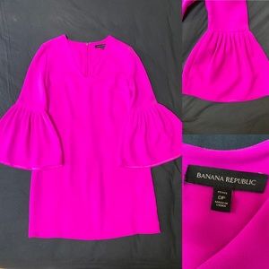 Banana Republic Fuchsia shift dress